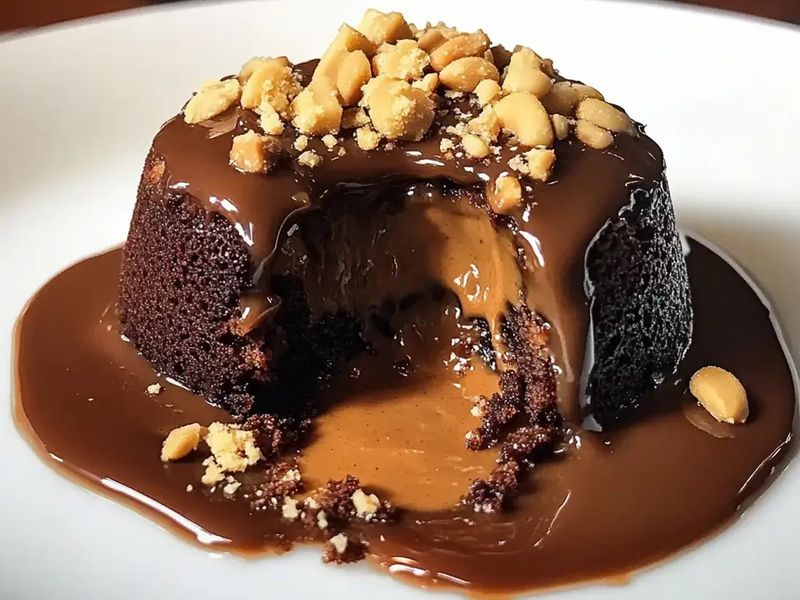 PB Chocolate Lava Cake
