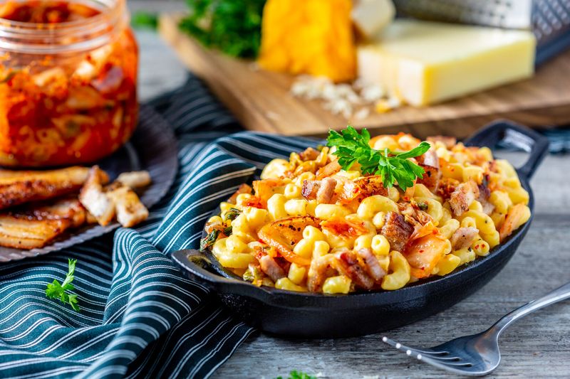 Kimchi Mac and Cheese