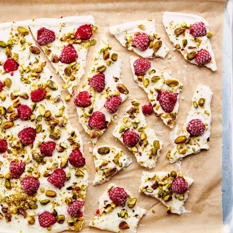 Raspberry Yogurt Bark