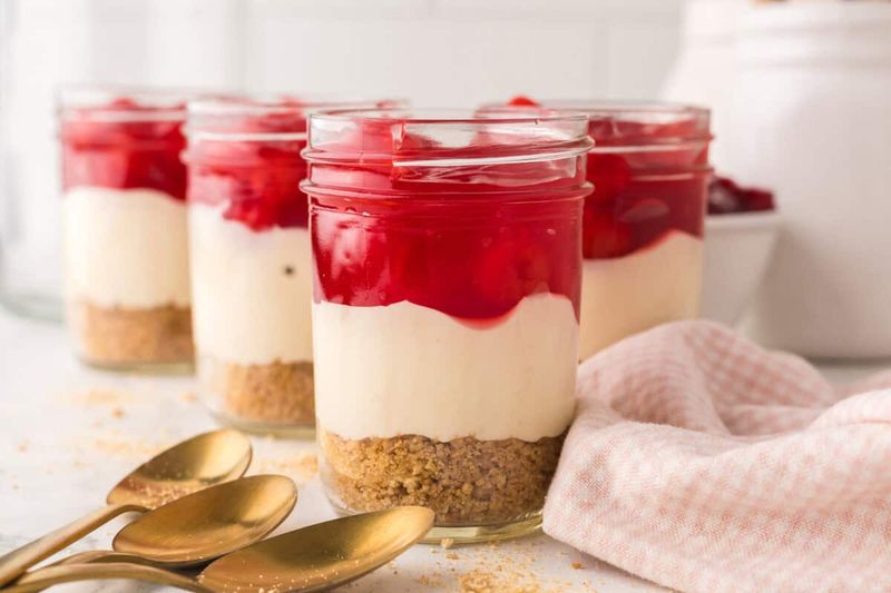 Cherry Cheesecake Cups