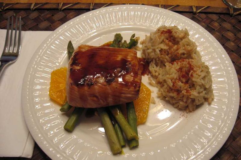 Orange Ginger Baked Mahi Mahi