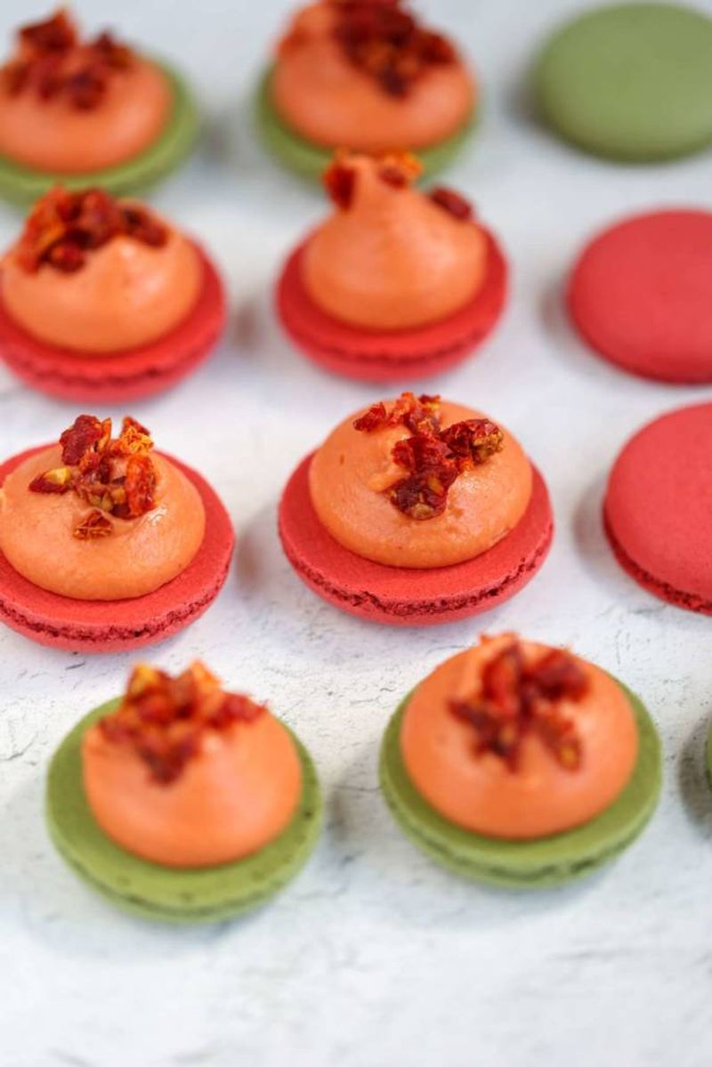 Tomato Macarons