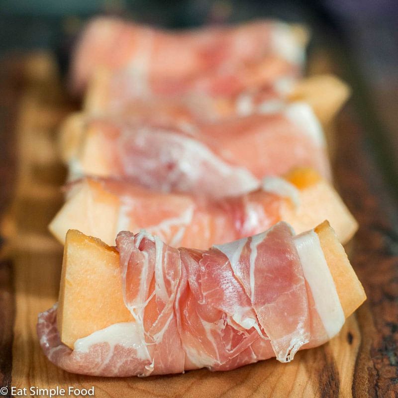 Melon and Prosciutto Popsicles