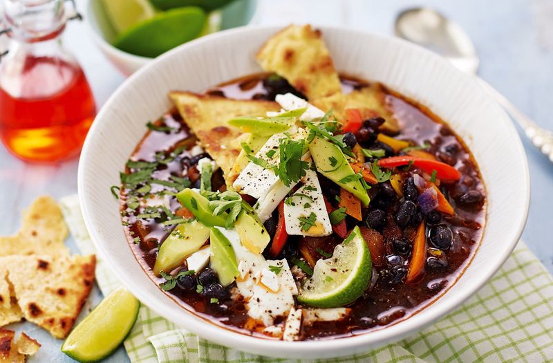 Mexican Tomato and Black Bean Stew