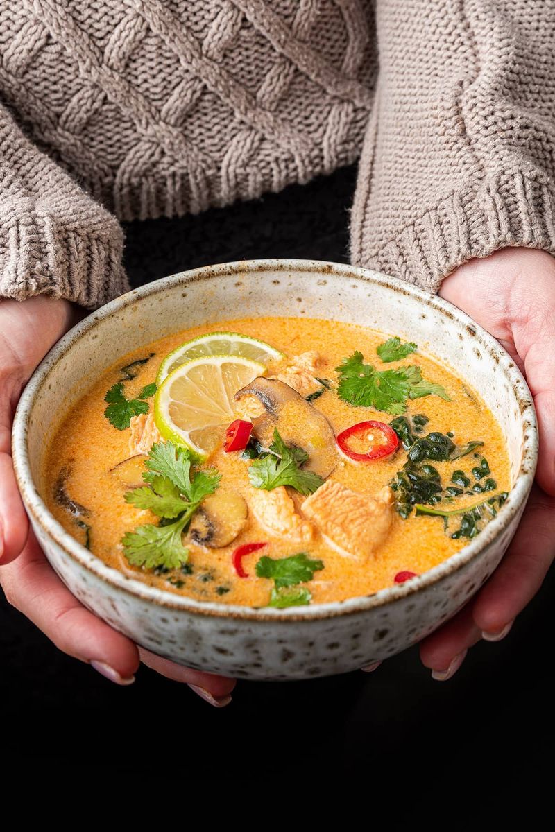 Thai Coconut Curry Soup