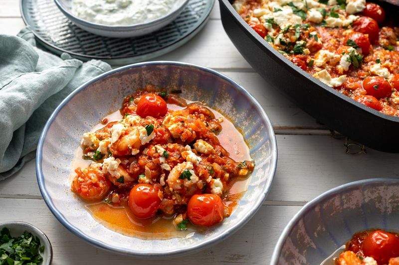 Greek Tomato and Feta Stew