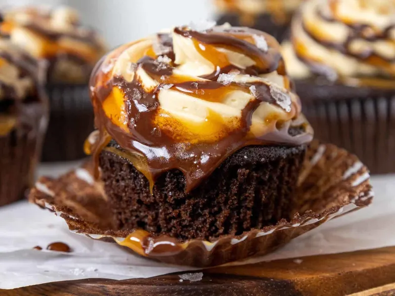 Chocolate Drip Cupcakes