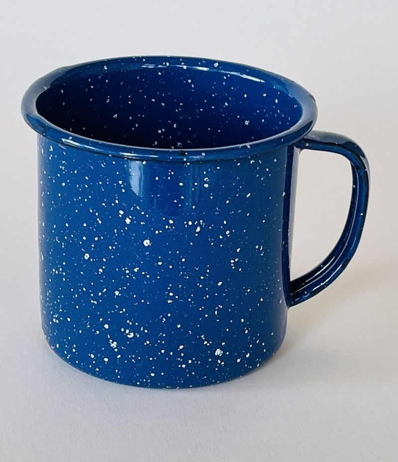 Vintage Enamel Camping Mug