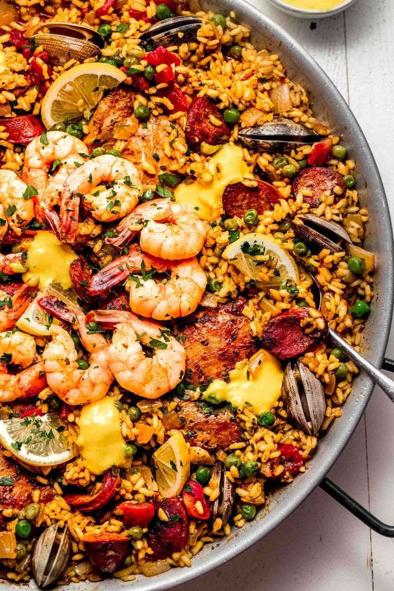Seafood Paella Bowl