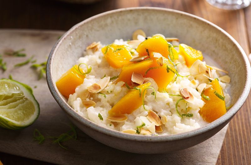 Coconut Milk Rice Pudding