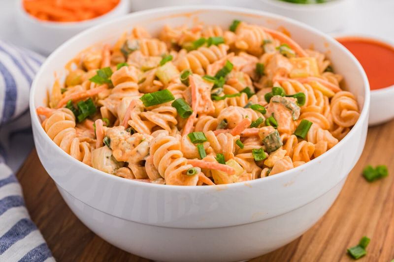 Buffalo Chicken Pasta Salad