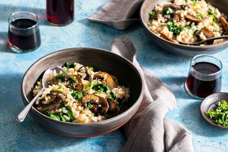 Mushroom Risotto with Parmesan