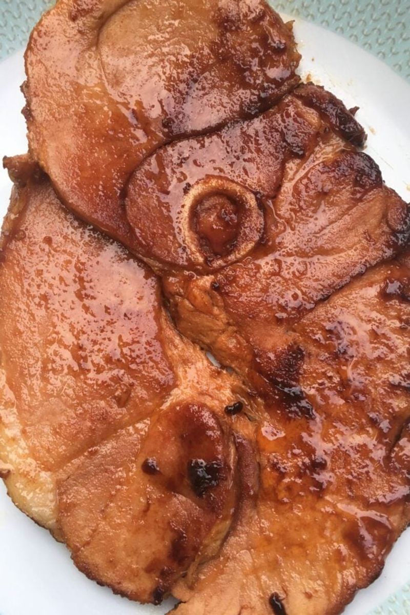 Virginia: Grilled Country Ham Steaks