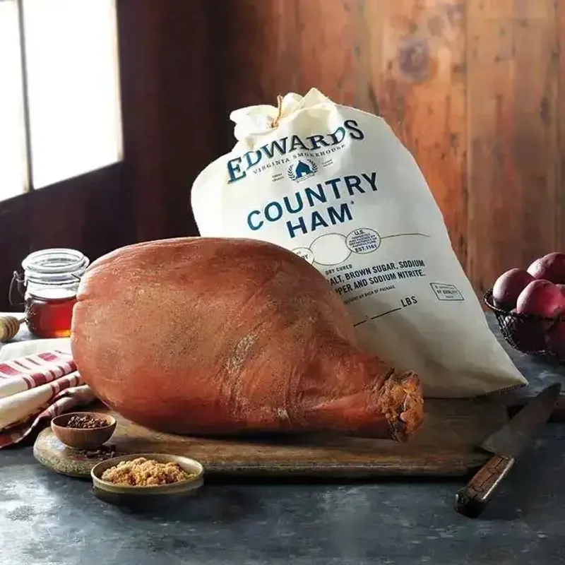 Virginia: Virginia Ham – Edwards Ham Shop, Surry