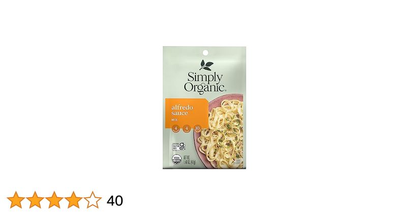 Simply Organic Alfredo Sauce Mix