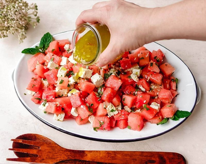 Watermelon Syrup Salad Dressing