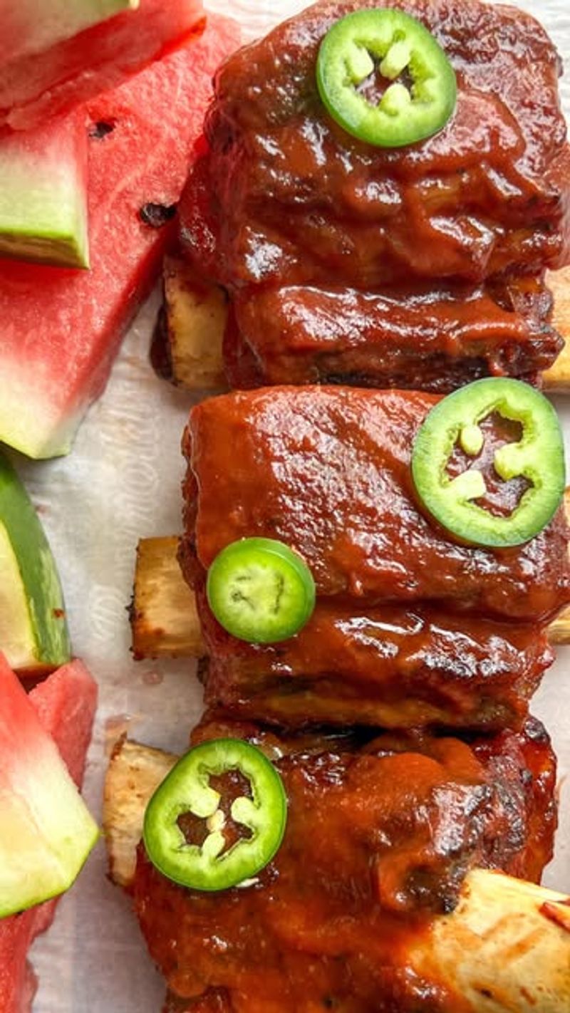 Watermelon Syrup BBQ Sauce for Ribs