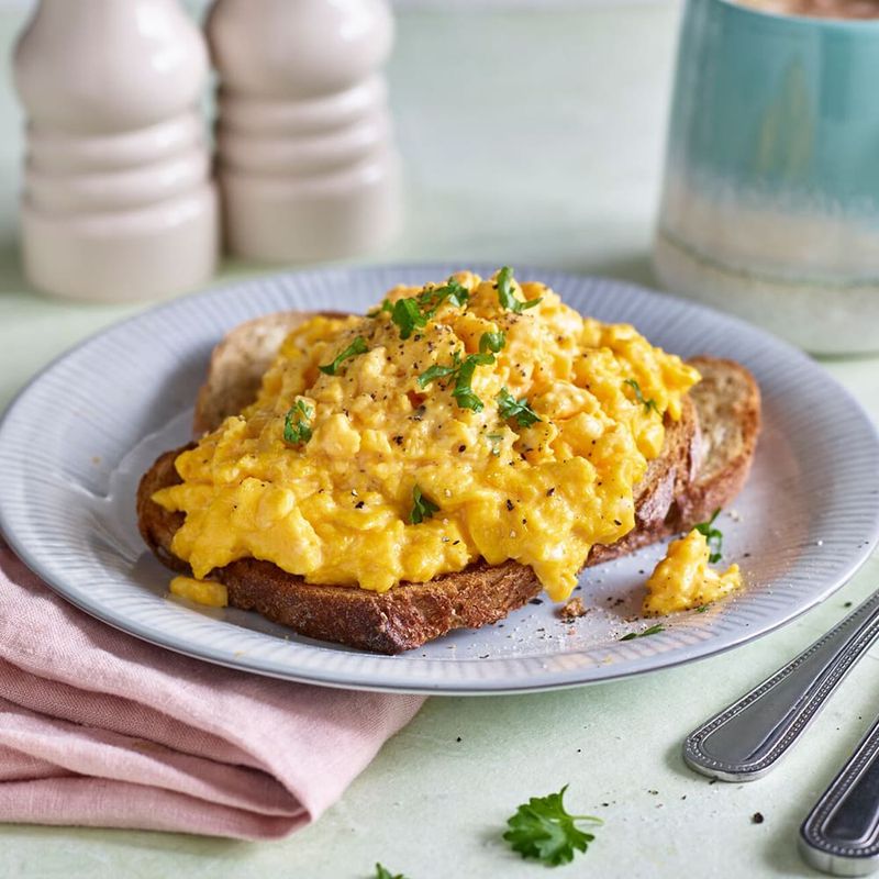 Scrambled Eggs and Toast