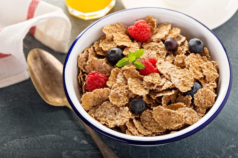 Whole Grain Cereal with Low-Fat Milk