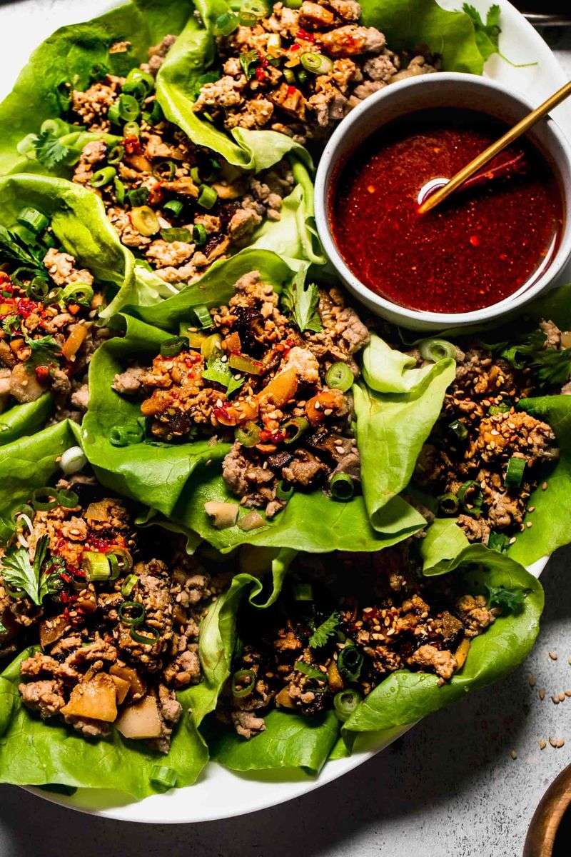 P.F. Chang’s Lettuce Wraps + Crispy Green Beans