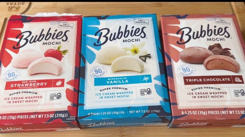 Bubbies Neapolitan Mochi Ice Cream