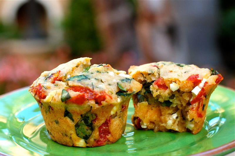 Savory Spinach and Feta Muffins