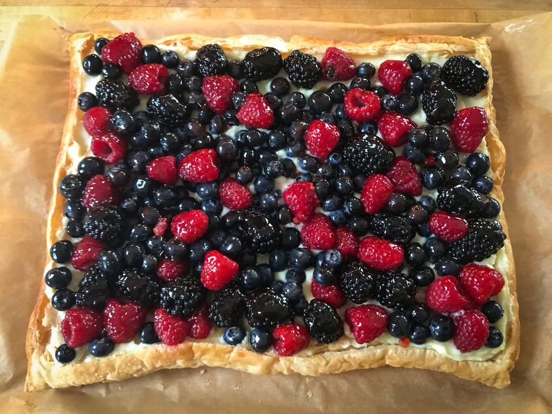 Zucchini Berry Tart