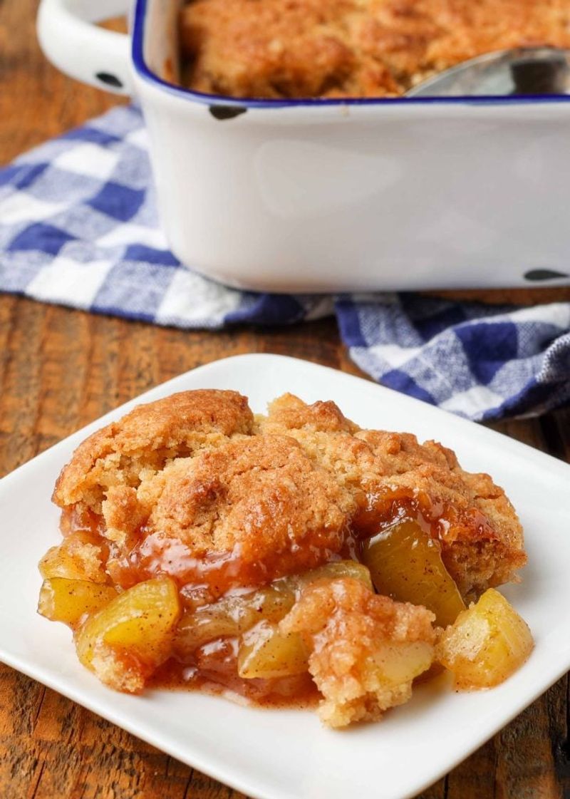 Zucchini Peach Cobbler
