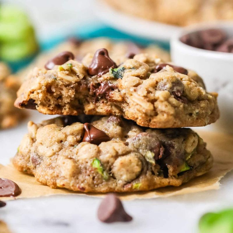 Zucchini Chocolate Chip Cookies