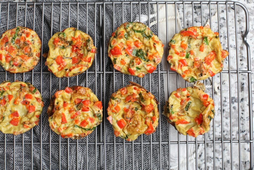 grilled patties with tomato toppings